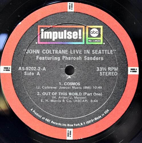 John Coltrane Featuring Pharoah Sanders [존 콜트레인, 파로아 샌더스] ‎– Live In Seattle - 중고 수입 오리지널 아날로그 2LP