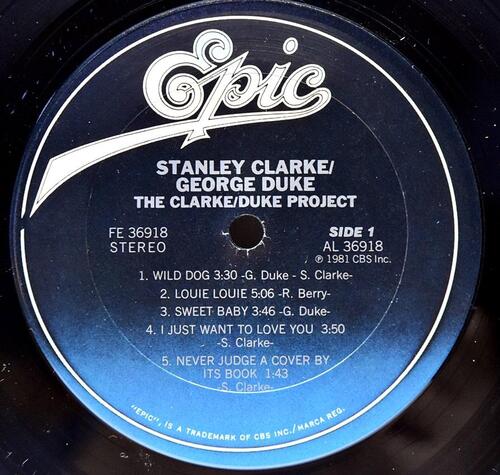 Stanley Clarke, George Duke [스탠리 클락, 조지 듀크] – The Clarke / Duke Project - 중고 수입 오리지널 아날로그 LP