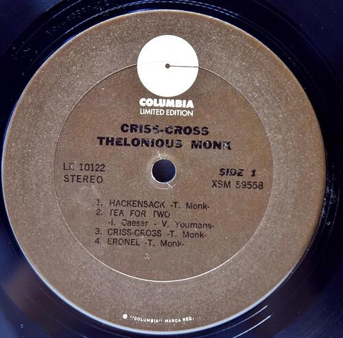 Thelonious Monk [델로니어스 몽크]‎ – Criss-Cross - 중고 수입 오리지널 아날로그 LP