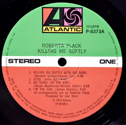 Roberta Flack [로버타 플랙] – Killing Me Softly ㅡ 중고 수입 오리지널 아날로그 LP