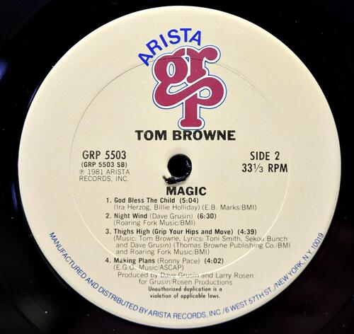 Tom Browne [톰 브라운] – Magic ㅡ 중고 수입 오리지널 아날로그 LP