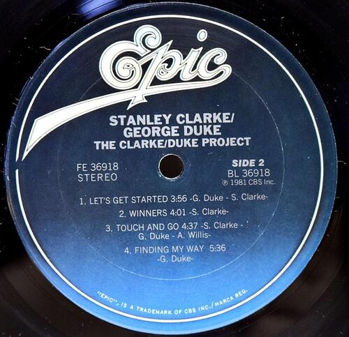 Stanley Clarke, George Duke [스탠리 클락, 조지 듀크] – The Clarke / Duke Project - 중고 수입 오리지널 아날로그 LP