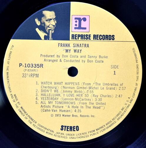 Frank Sinatra [프랭크 시나트라] - My Way - 중고 수입 오리지널 아날로그 LP