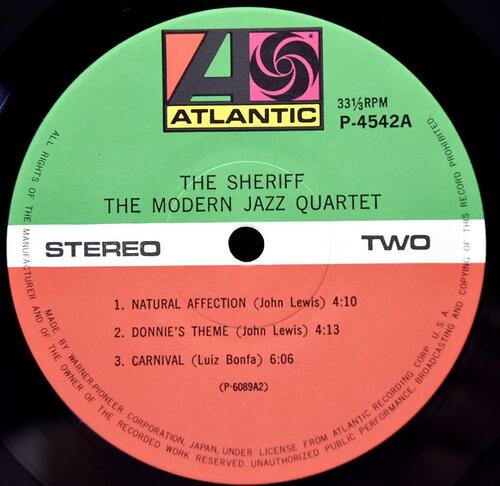 The Modern Jazz Quartet [모던 재즈 쿼텟]‎ - The Sheriff - 중고 수입 오리지널 아날로그 LP