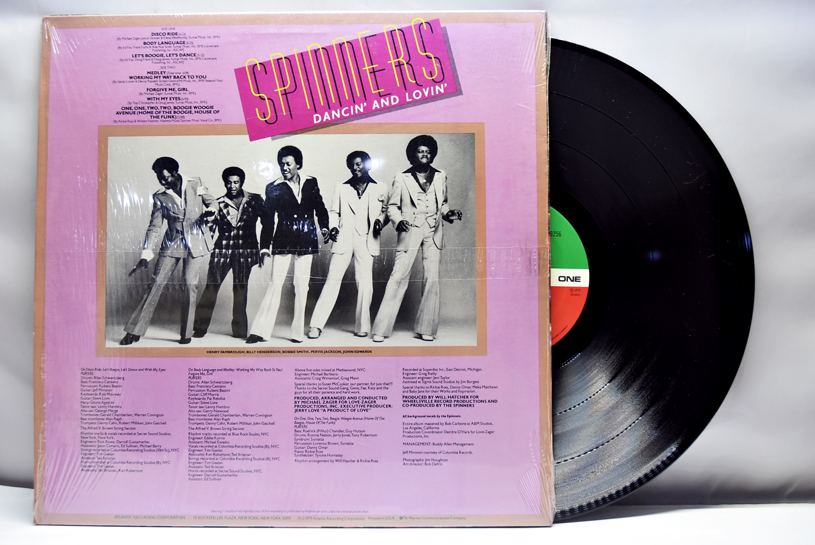 The Spinners [스피너즈] – Dancin&#039; And Lovin&#039; - 중고 수입 오리지널 아날로그 LP