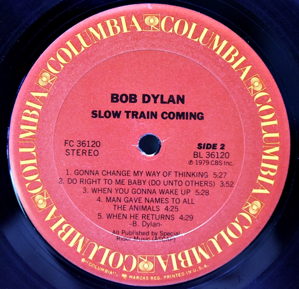 Bob Dylan [밥 딜런] - Slow Train Coming (USA Pressing) ㅡ 중고 수입 오리지널 아날로그 LP