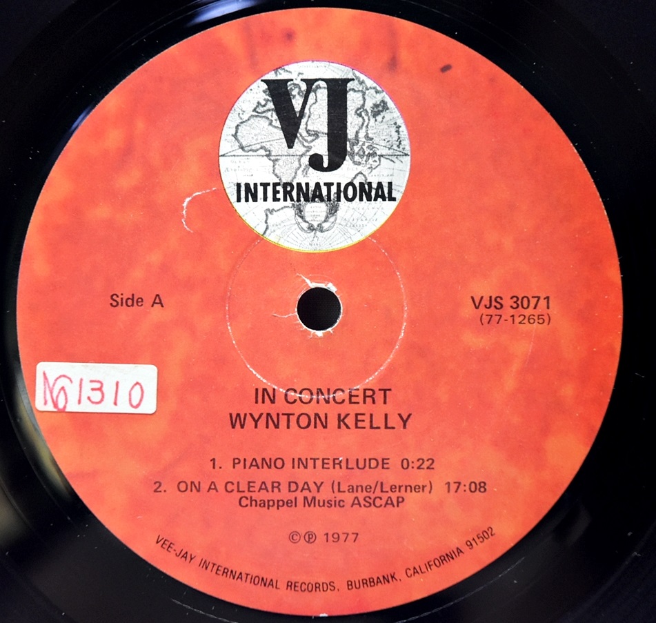 Wynton Kelly [윈튼 켈리] - In Concert - 중고 수입 오리지널 아날로그 LP