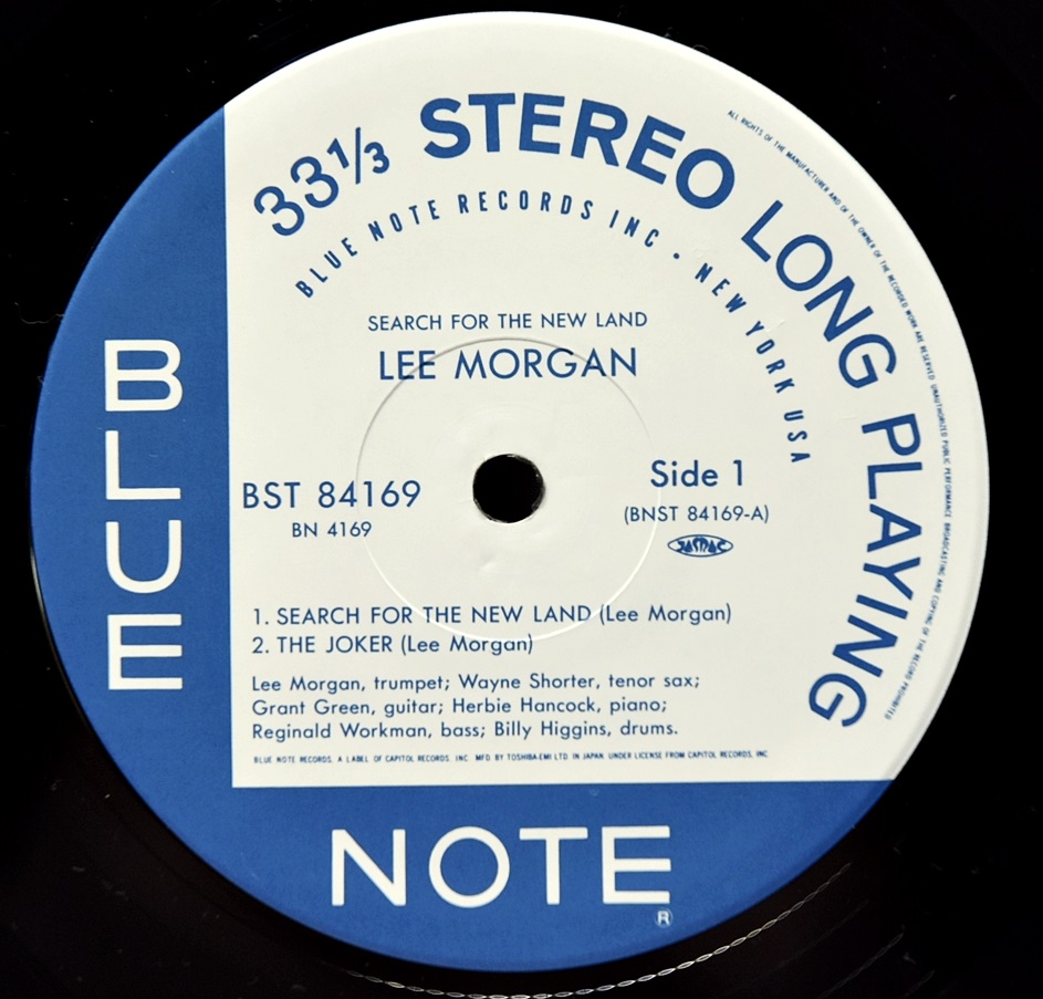 Lee Morgan [리 모건] – Search For The New Land - 중고 수입 오리지널 아날로그 LP