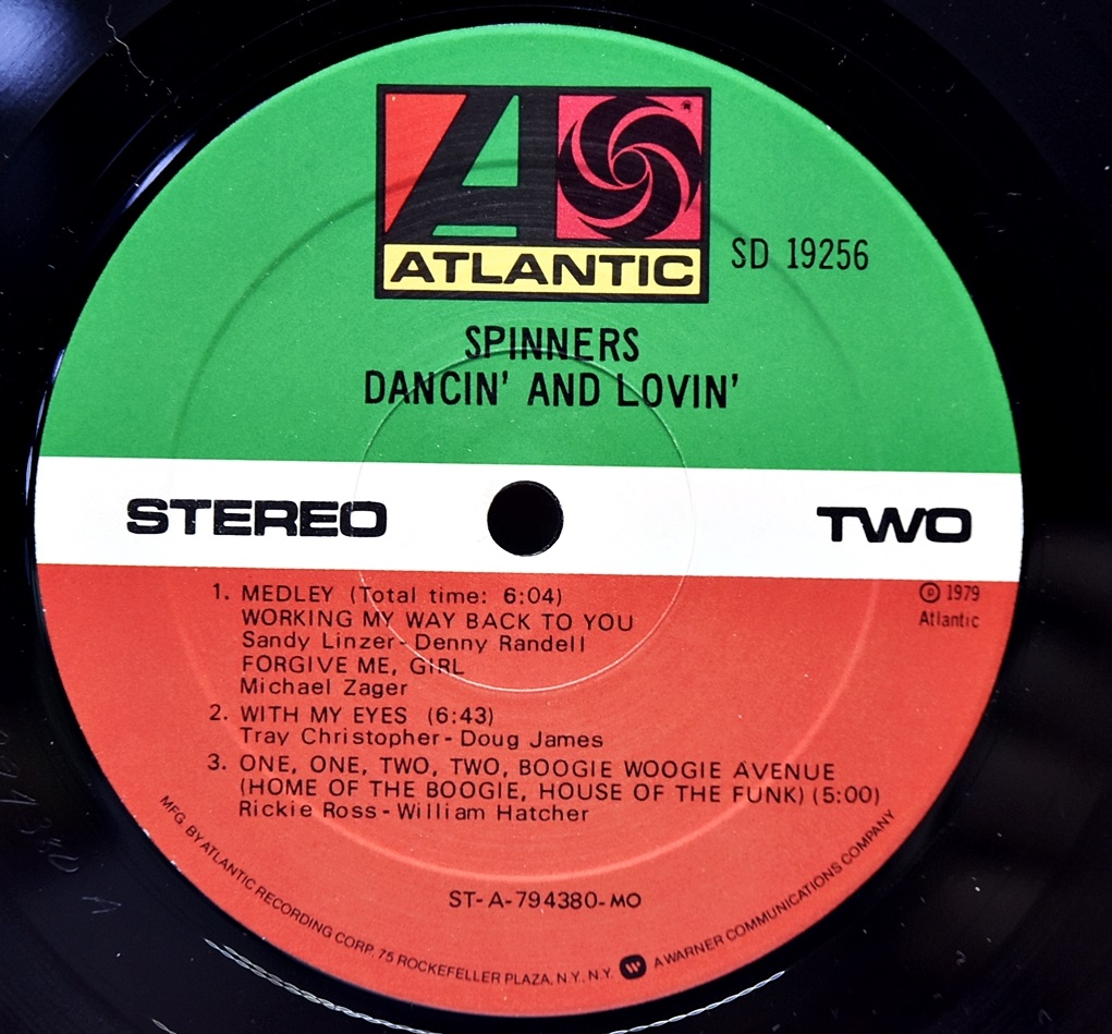 The Spinners [스피너즈] – Dancin&#039; And Lovin&#039; - 중고 수입 오리지널 아날로그 LP