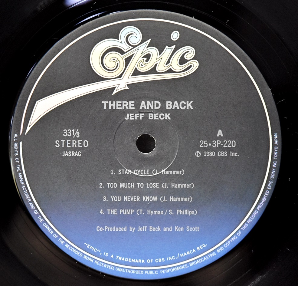 Jeff Beck [제프 백] – There &amp; Back ㅡ 중고 수입 오리지널 아날로그 LP