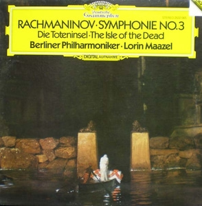 [고정가상품] Rachmaninoff-Symphony No.3/The Isle of the Dead- Maazel 중고 수입 오리지널 아날로그 LP
