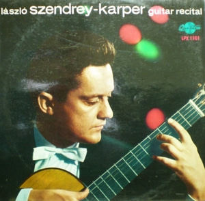 Guitar Recital - Laszlo Szendrey-Karper 중고 수입 오리지널 아날로그 LP