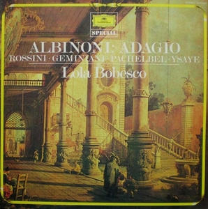 Rossini/Albinoni- Sonata No.3/Adagio 외- Bobesco 중고 수입 오리지널 아날로그 LP