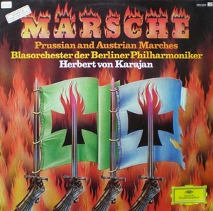 Prussian and Austrian Marches-Karajan 2LP 중고 수입 오리지널 아날로그 LP