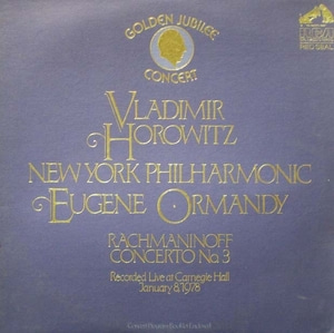 Horowitz Jubilee Concert(1978)- Rachmaninoff-Piano Concerto No.3- Horowitz 중고 수입 오리지널 아날로그 LP