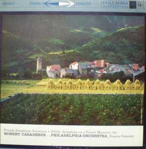 Franck/D`Indy-Symphonic Variations 외- Casadesus/Ormandy 중고 수입 오리지널 아날로그 LP