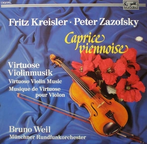 Kreisler-Virtuoso Violin Music-Zazofsky/Weil 중고 수입 오리지널 아날로그 LP
