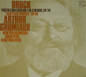 Bruch-Violin Conerto No.1 /Scottish Fantasy - Arthur Grumiaux 중고 수입 오리지널 아날로그 LP