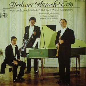 Berliner Barock Trio-Quantz/Schaffrath 외-Gerbeth/Krause/WIlke 중고 수입 오리지널 아날로그 LP