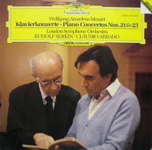 Mozart- Piano Concertos No.21&amp;23- Serkin/Abbado 중고 수입 오리지널 아날로그 LP