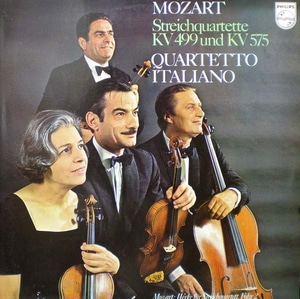 Mozart-String Quartet Nos.20&amp;21-Quartetto Italiano 중고 수입 오리지널 아날로그 LP