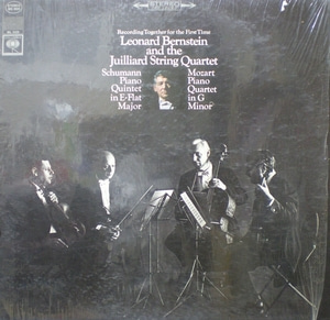 Schumann/Mozart- Piano Quintet/Piano Quartet-J uilliard Quartet/Bernstein 중고 수입 오리지널 아날로그 LP