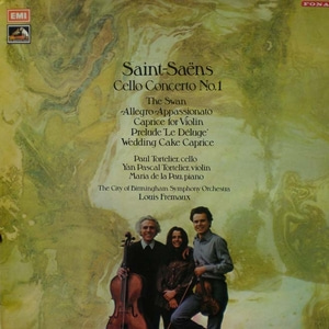 Saint-Saens- Cello Concerto No.1/The Swan 외- Paul&amp;Yan Pascal Tortelier/de la Pau 중고 수입 오리지널 아날로그 LP