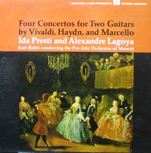 Haydn/Vivaldi/Marcello-Concertos for Two Guitars and Orchestra-Lagoya/Presti/Redel 중고 수입 오리지널 아날로그 LP