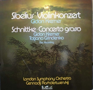 Sibelius/Schnittke-Violin Concerto 외-Kremer/Grindenko 중고 수입 오리지널 아날로그 LP