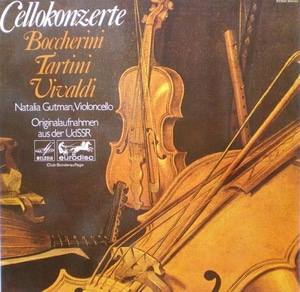 Boccherini/Tartini/Vivaldi-Cello Concertos- Natalia Gutman 중고 수입 오리지널 아날로그 LP