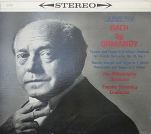 Bach by Ormandy 중고 수입 오리지널 아날로그 LP