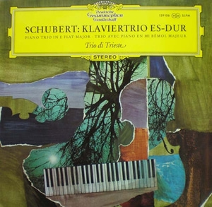 Schubert- Piano Trio in E flat- Trio di Trieste 중고 수입 오리지널 아날로그 LP
