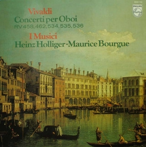 Vivaldi- Oboe Concertos- I Musici/Holliger/Bourgue 중고 수입 오리지널 아날로그 LP