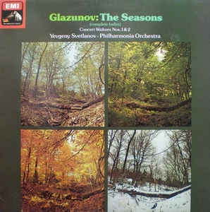 Glazunov- The Seasons 외- Svetlanov 중고 수입 오리지널 아날로그 LP