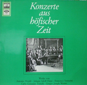 Baroque 협주곡집 - Vivaldi/Hasse/Venturini/Giuseppe/Werner 중고 수입 오리지널 아날로그 LP