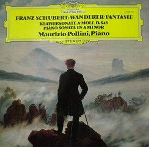 Schubert-Wanderer-Fantasie/Piano Sonata in A-Pollini 중고 수입 오리지널 아날로그 LP