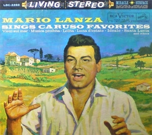 Mario Lanza sings Caruso Favorites 중고 수입 오리지널 아날로그 LP