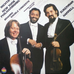 Brahms- Double Concerto- Zukerman/Harrell/Mehta 중고 수입 오리지널 아날로그 LP