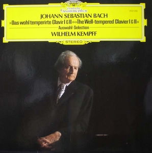 Bach - The Well-Tempered Clavier 1&amp;2 Selection- Kempff 중고 수입 오리지널 아날로그 LP
