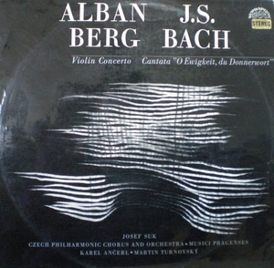 Berg - Violin Concerto - Josef Suk 중고 수입 오리지널 아날로그 LP
