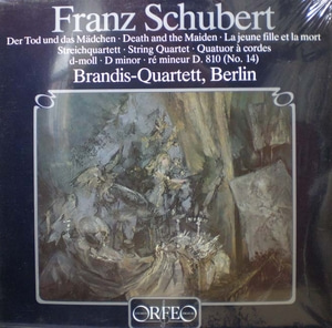 Schubert- String Quartet No.14- Brandis-Quartett (오리지널 미개봉반) 중고 수입 오리지널 아날로그 LP