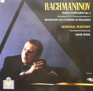 Rachmaninov- Piano Concerto No.1/Rhapsody on a Theme of Paganini- Pletnev/Pesek 중고 수입 오리지널 아날로그 LP
