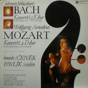 Bach/Mozart-Violin Concerto-Pavlik/Vajnar 중고 수입 오리지널 아날로그 LP