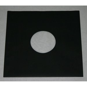 [독일산] 정전기방지 독일산  최고급 12인치 LP 속지 이너슬리브 PE 라이닝 이중속지 (종이+PE)  블랙 inner sleeve 10매