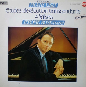 Liszt-Transcendental Etudes/Four Waltzes-Rose 2LP 중고 수입 오리지널 아날로그 LP