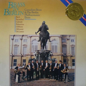 Brass in Berlin-Bach/Pachelbel/Albinoni 외-Canadian Brass/Berlin Philharmonic Brass 중고 수입 오리지널 아날로그 LP