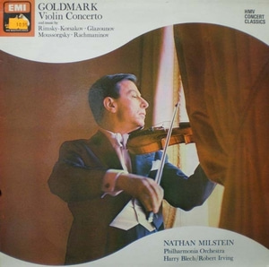 Goldmark-Violin Concerto 외-Milstein/Irving/Blech 중고 수입 오리지널 아날로그 LP