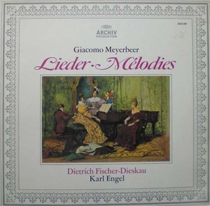 Meyerbeer-Lieder-Fischer-Dieskau/Engel 중고 수입 오리지널 아날로그 LP