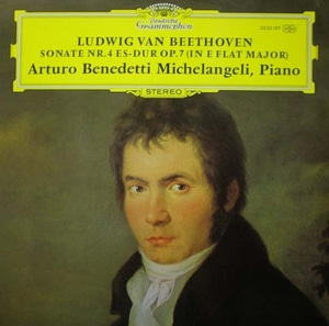 Beethoven-Piano Sonata No.4-Michelangeli 중고 수입 오리지널 아날로그 LP
