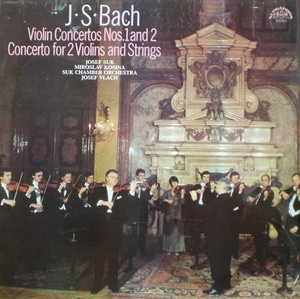 Bach-Violin Concertos-Suk/Kosina/Vlach 중고 수입 오리지널 아날로그 LP